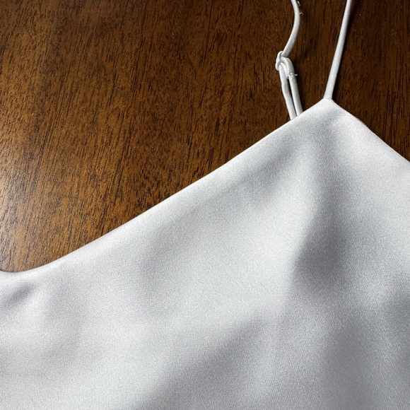 Club Monaco lined white silky top - Picture 4 of 6